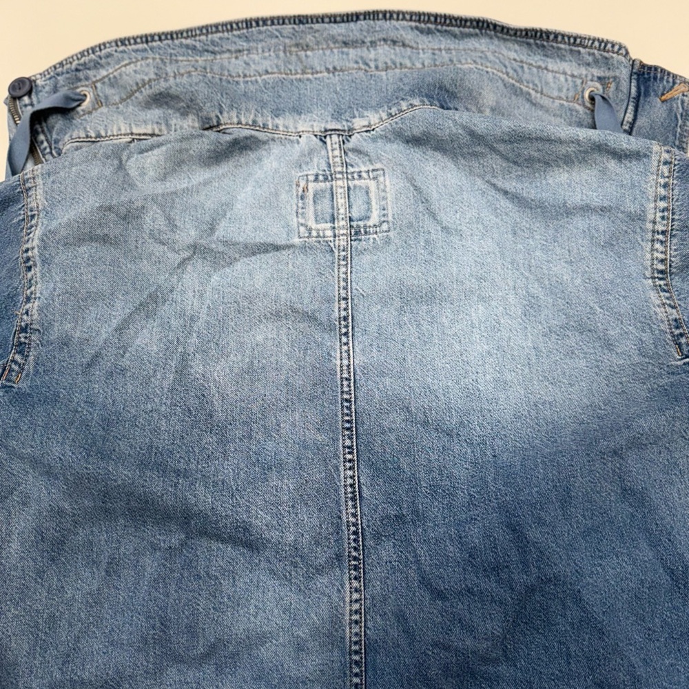 Stylish Blue Denim Jacket From American Eagle -XL - Picture 9 of 11